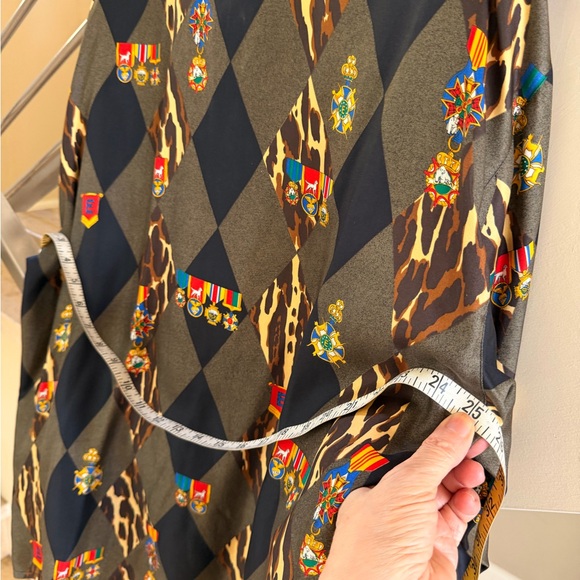 Vintage Escada 90’s Shirt with Leopard Argyle Print - Picture 10 of 14